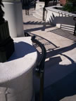 Black Outdoor Handrail